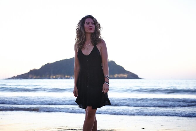 Private Sunset Photo Session on La Concha Beach - The bay walk: sea views plus ornate railing details
