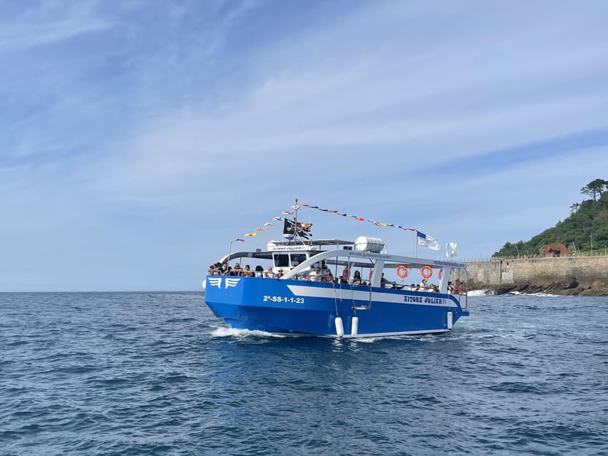 San Sebastian: Boat Tour with Stop at Santa Clara - Santa Clara Island Time: Sun, Swims, Low-Tide Beach, and Cliffs
